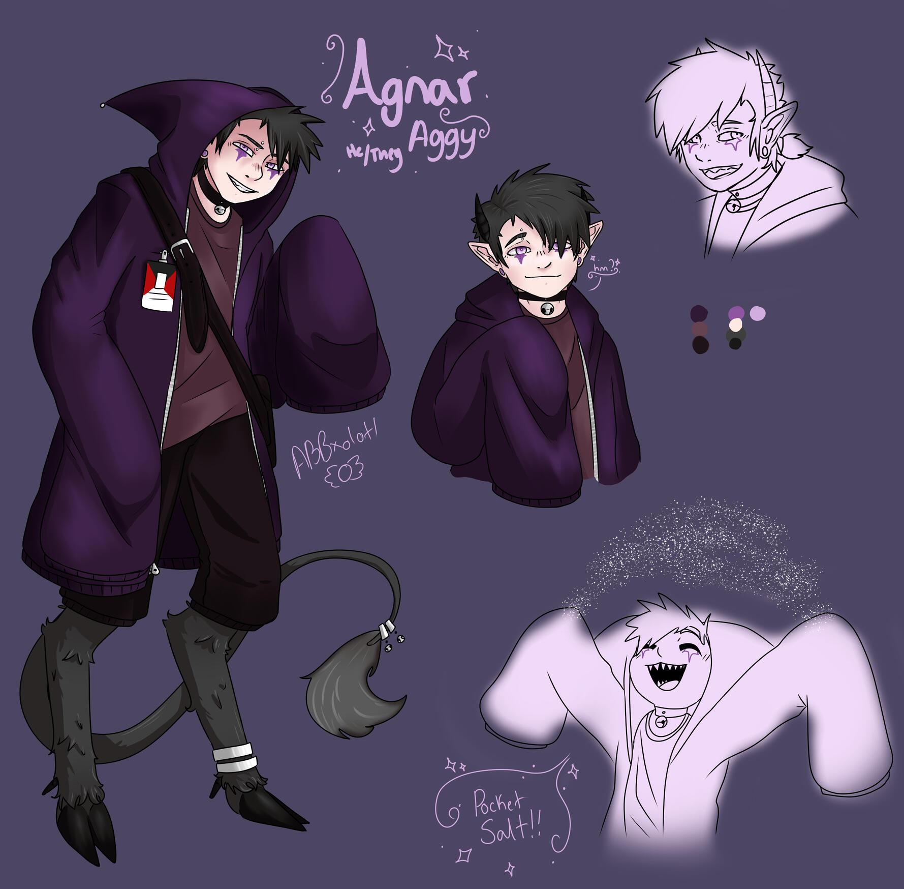 Aggy Character Design