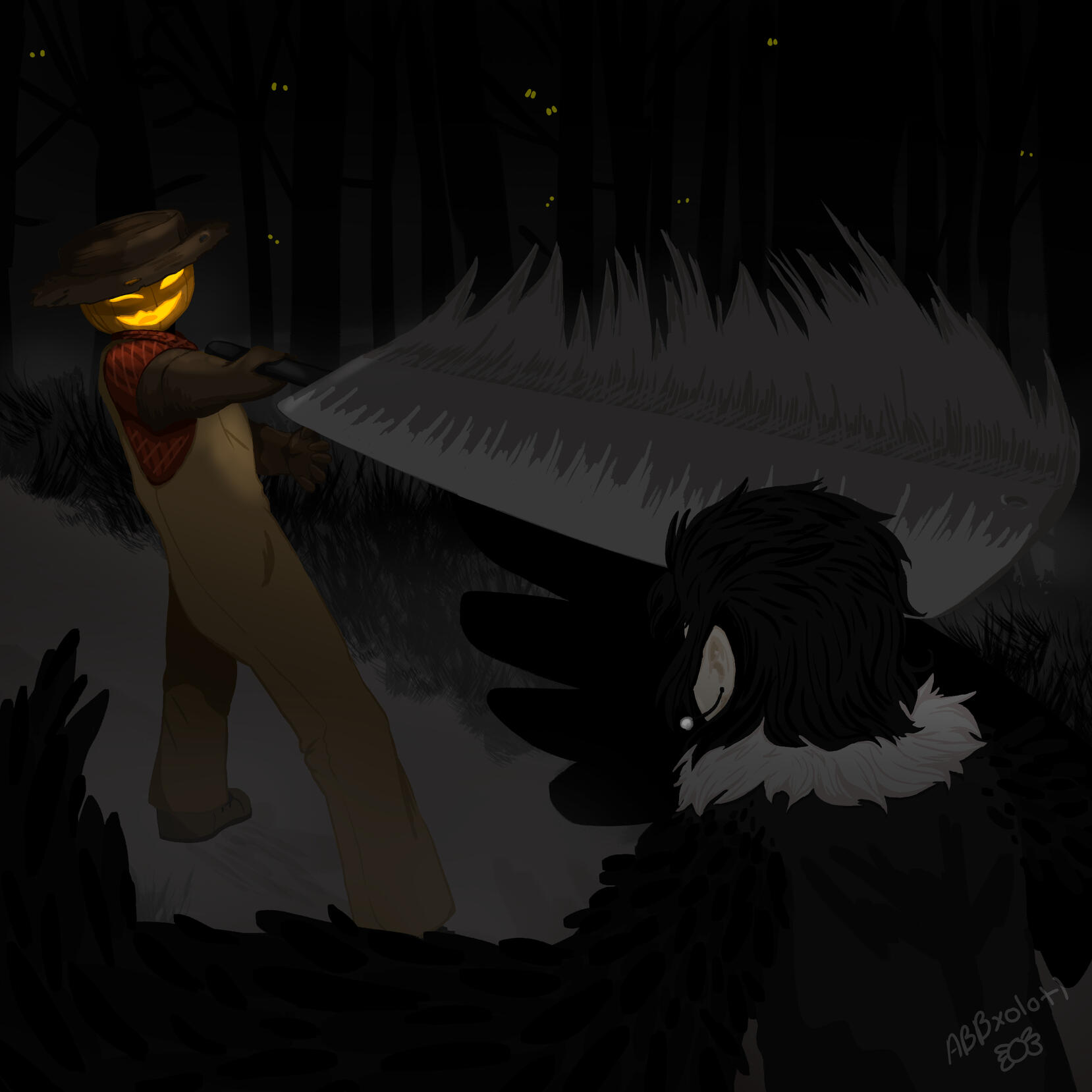 The boys are fighting.. The boys are fighting..