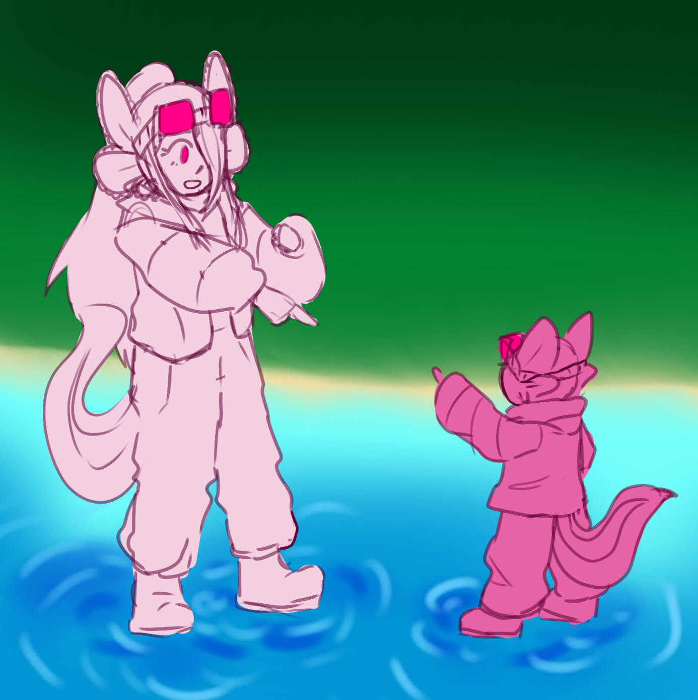 That one spider man meme but its axolotls.