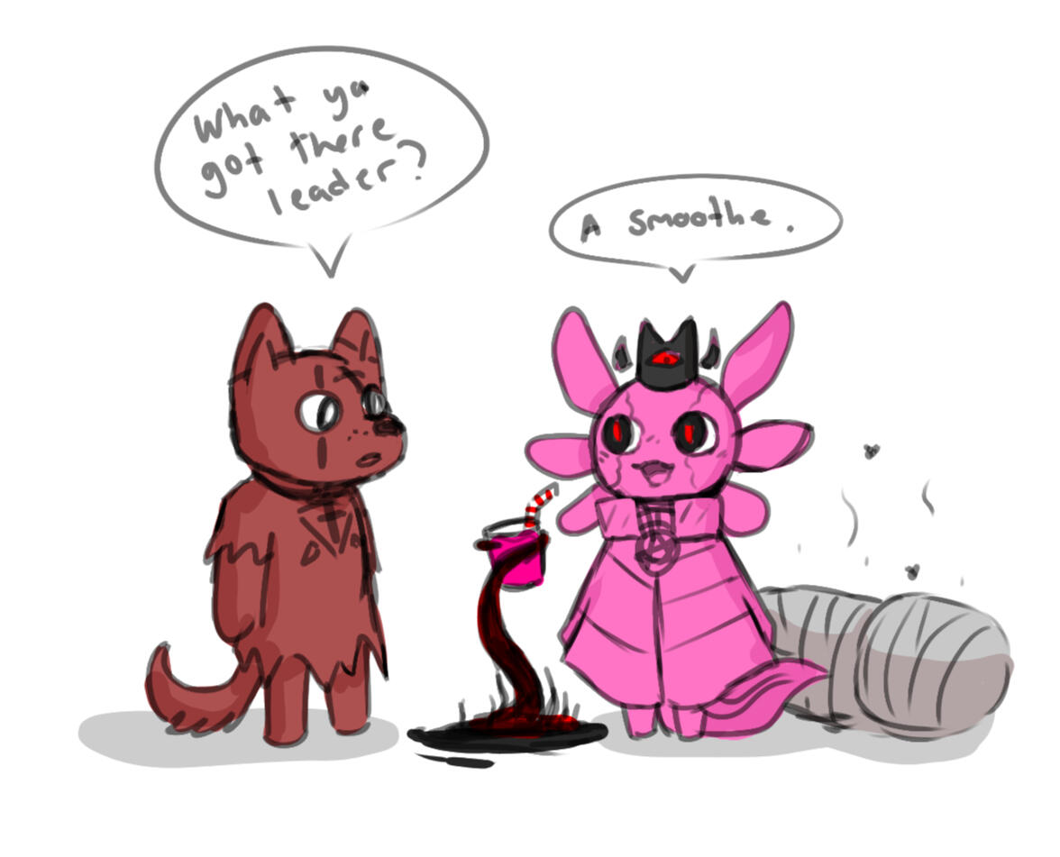 A smoothie "Cult of the Lamb"